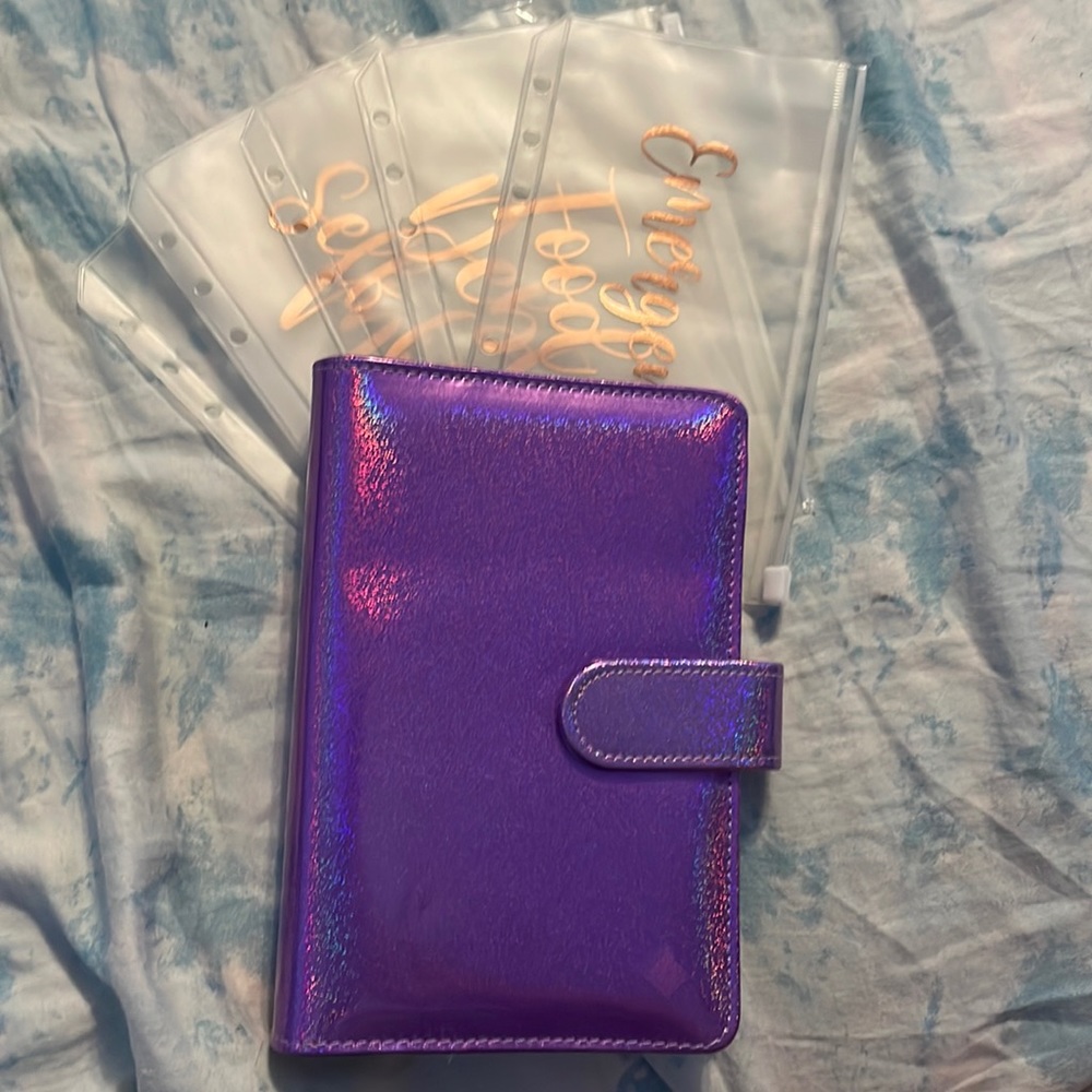 5 cash pouches with wallet